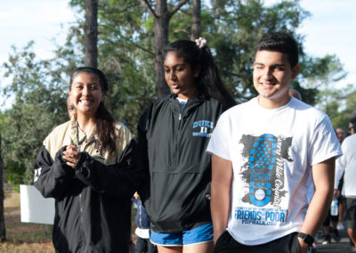 Three Teens Enjoying Their Stroll