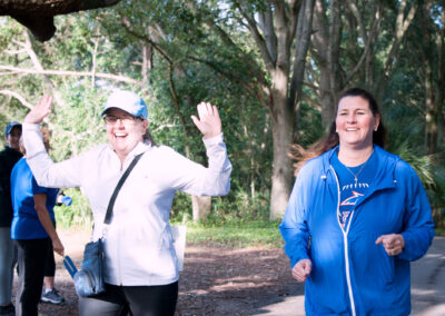 Two Women Enjoying Their Run