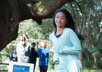 Young Girl Jogging