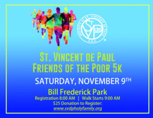 2019 Friends of the Poor 5k Flyer - Landscape