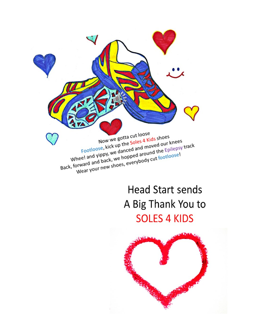 Flyer for Soles 4 Kids - 2020